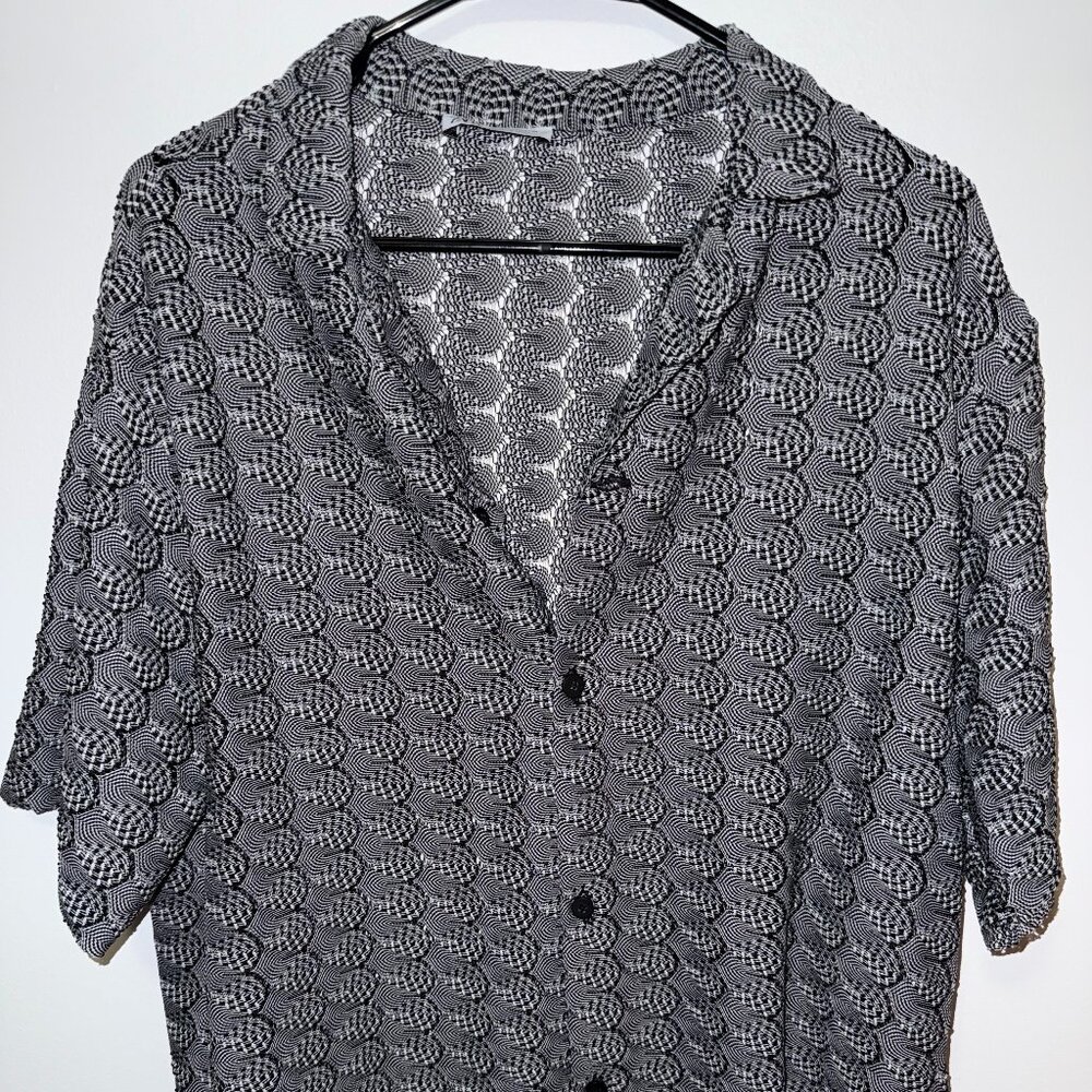 Jacquard Knit Shirt Zara